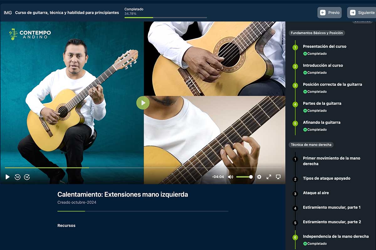 Escuela de música online, virtual y presencial, con profesores profesionales, músicos en actividad musical